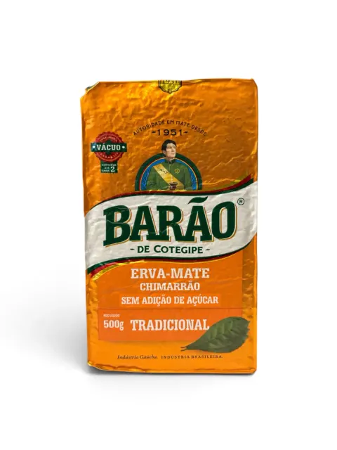 Erva mate Barao De Cotegipe Chimarrao Tradicional 500 g Vacuum
