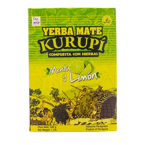 Yerba mate Kurupi Menta y Limon 500g
