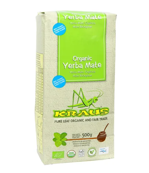 Yerba mate Kraus Organic Pure Leaf 500g