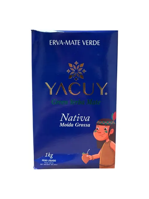 Yerba mate Yacuy Chimarrao Nativa Moida Grossa 1000g Vacuum