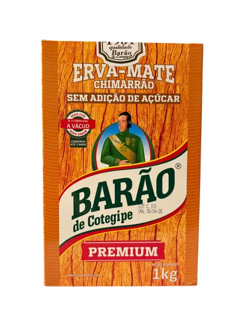 Erva mate Barao De Cotegipe Chimarrao Premium 1kg Vacuum