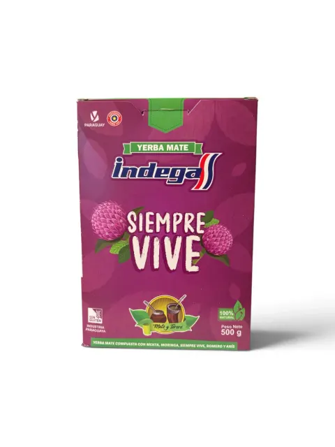 Yerba mate Indega Compuesta Siempre Vive 500 g