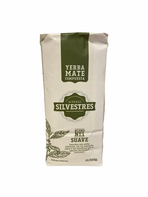 Yerba Mate Hierbas Silvestres no. 1 Suave 500g