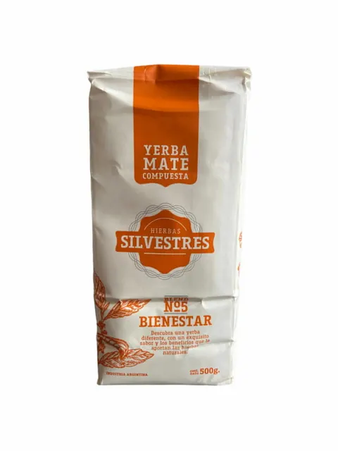 Yerba Mate Hierbas Silvestres no. 5 Bienestar 500g