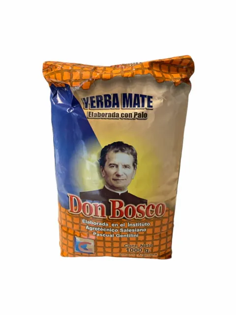 Yerba Mate Don Bosco Elaborada con palo Barbacua 1000g