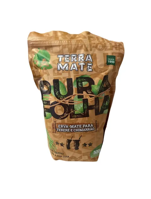 Yerba mate Terra mate Pura Folha Tradicional 500g Doypack