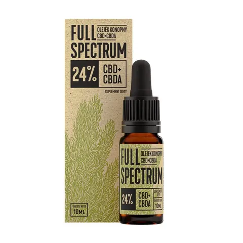 Olejek konopny CBD+CBDa 24% 10 ml Full Spectrum