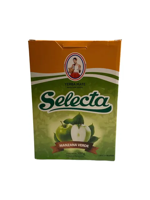 Yerba Mate Selecta Green Apple (zielone jabłuszko) 500g