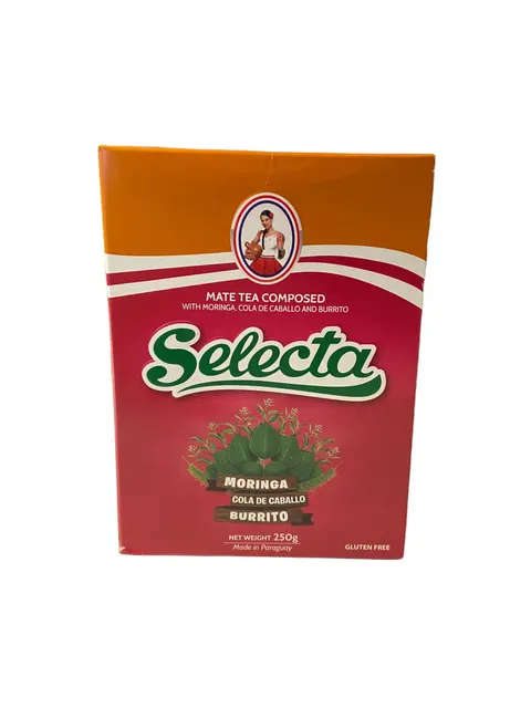 Yerba mate Selecta Compuesta Moringa Burrito 250g