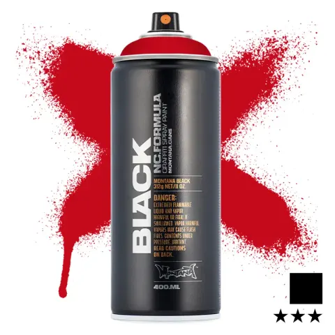 Farba w sprayu Montana Black 400 ml BLK 3020 Fire Rose