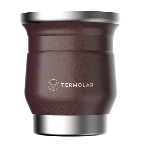 Cuia de Inox "Tupi" Bronze Termolar 250 ml