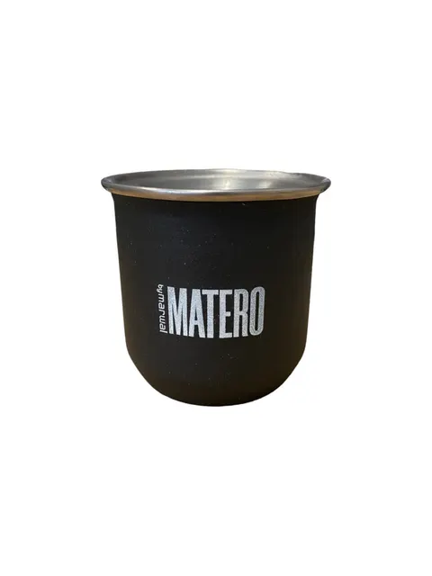 Mate Inox "Matero" Marwal Negro 190 ml