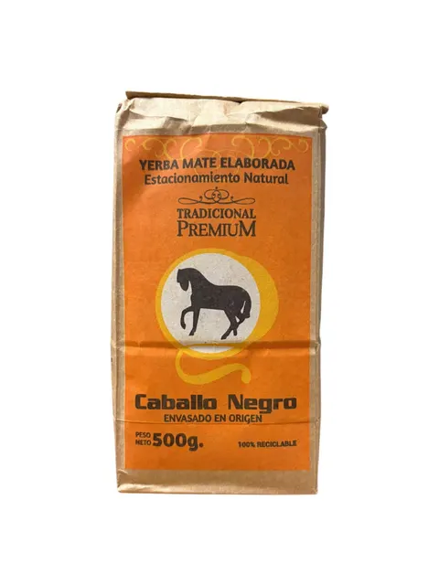 Yerba Mate Caballo Negro Tradicional Premium 500g