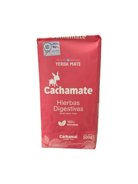 Yerba mate Cachamate Hierbas Digestivas "Rosa" 500g