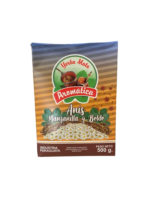 Yerba mate Aromatica Anis Manzanilla y Boldo 500g
