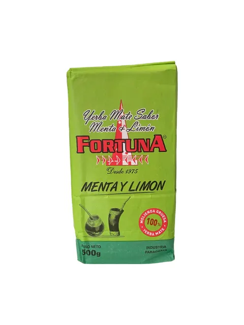 Yerba mate Fortuna Menta y Limon 500g