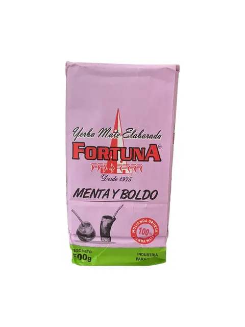 Yerba mate Fortuna Menta y Boldo 500g