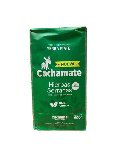 Yerba Mate Cachamate Hierbas Serranas Nueva 500g