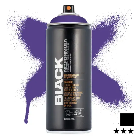 Farba w sprayu Montana Black 400 ml BLK 4160 Wizard