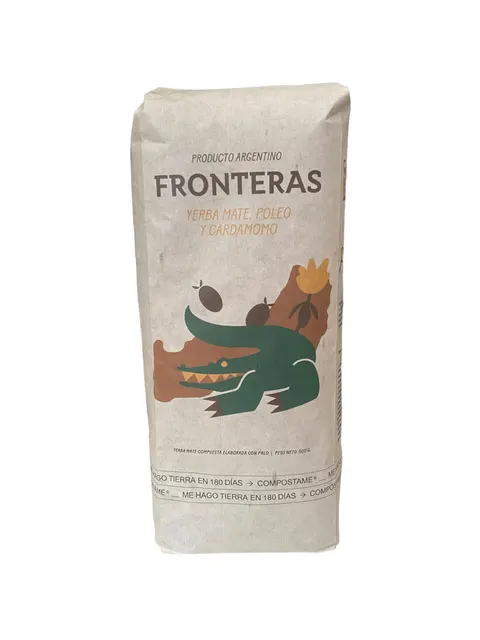 Yerba mate Fronteras con poleo y cardamomo 500g