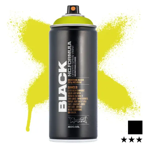 Farba w sprayu Montana Black 400 ml BLK 6005 Acid