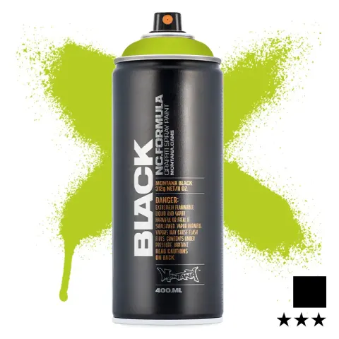 Farba w sprayu Montana Black 400 ml BLK 6015 Wild Lime