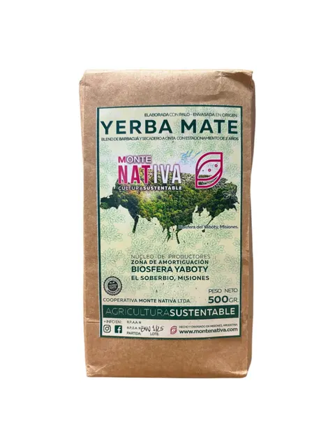 Yerba Mate Monte Nativa Barbacua 500g