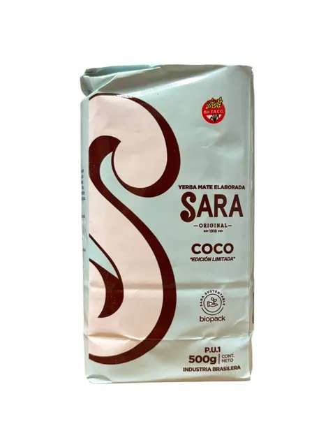 Yerba Mate Sara Ivory PU-1 Coco (kokosowa) 500g