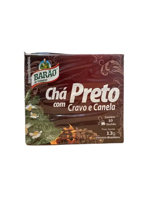 Barao Cha Preto com "Cravo e Canela" 13g (saszetki)