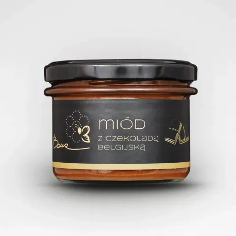 Miód z czekoladą belgijską 245g Bona
