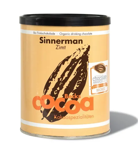 Czekolada na gorąco cynamonowa Fair Trade, bezgluten. BIO 250g Becks Cocoa