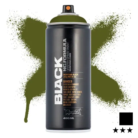 Farba w sprayu Montana Black 400 ml BLK 6725 Troops