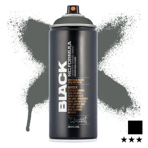 Farba w sprayu Montana Black 400 ml BLK 7070 Rhino