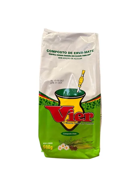 Erva mate Vier Chimarrao Composto com Chas 500g