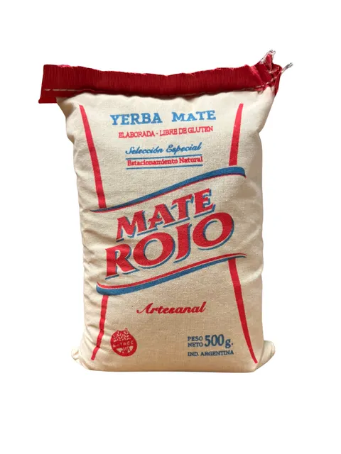 Yerba Mate Rojo" Seleccion Especial Lienzo 500g (lniany worek)
