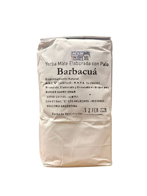 Yerba mate Barbacua 500g