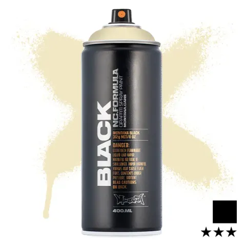 Farba w sprayu Montana Black 400 ml BLK 8000 Ivory