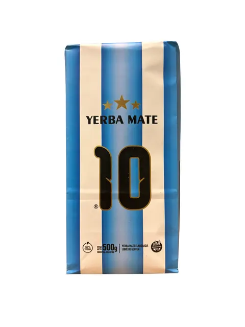 Yerba Mate Rojo "10" Tradicional Argentina 500g