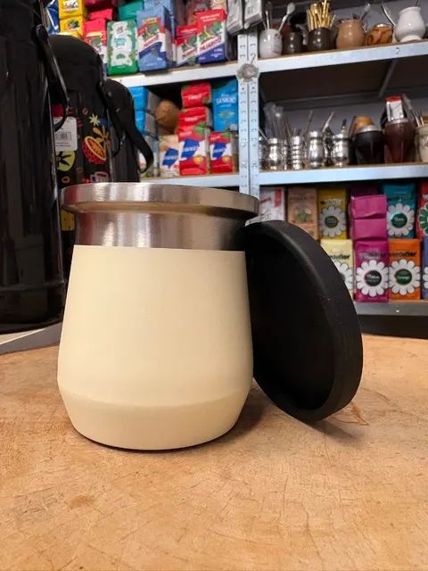 Naczynie TermoMate Inox "Beige" z pokrywką 260 ml