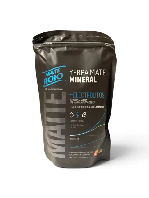 Yerba Mate Rojo Mineral + Electrolitos 250 g Doypack