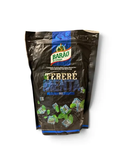 Erva mate Barao Terere Menta Ice 500 g Doypack