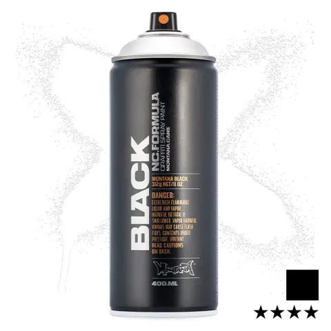 Farba w sprayu Montana Black 400 ml BLK 9100 Snow White