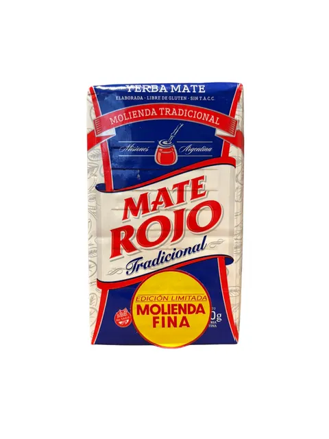 Yerba Mate Rojo Molienda Fina 500g