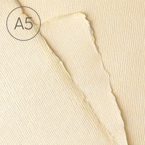 Papier czerpany A5 juta Ecru