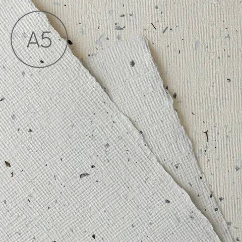 Papier czerpany A5 juta Mięta