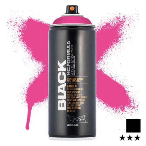 Farba w sprayu Montana Black 400 ml P4000 Power Pink