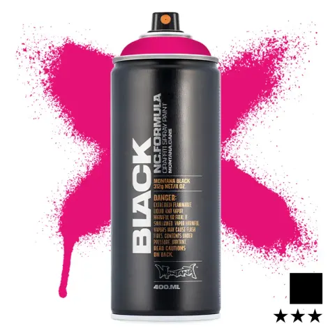 Farba w sprayu Montana Black 400 ml BLK TR 4000 True Magenta