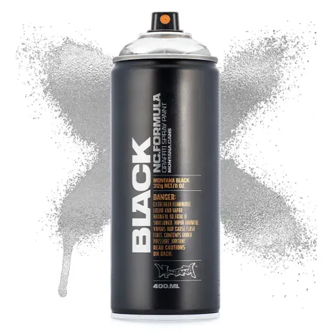 Farba w sprayu Montana Black 400 ml Silver Silverchrome