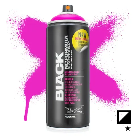 Farba w sprayu Montana Black 400 ml IN 4000 Infra Pink