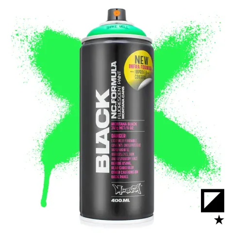 Farba w sprayu Montana Black 400 ml IN 6000 Infra Green